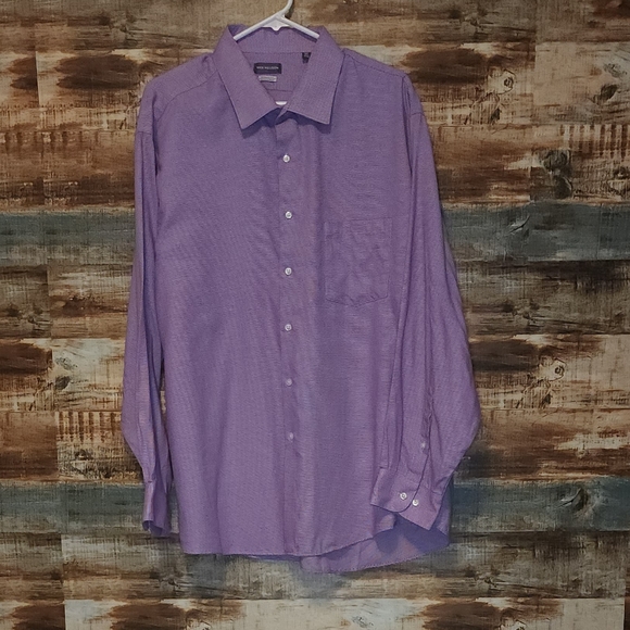 Van Heusen Other - Van Heusen purple white button down shirt 2XL